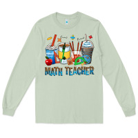 Matcha math teacher coffee cups Long Sleeve Tee - Zillion Design Studio