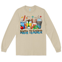 Mushroom math teacher coffee cups Long Sleeve Tee - Zillion Design Studio