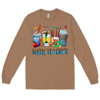 Toasted Coconut math teacher coffee cups Long Sleeve Tee - Zillion Design Studio