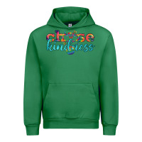 Emerald Lgbtq Choose Kindness With Heart And Peace Urban Hoodie - BundleAndBundleShop