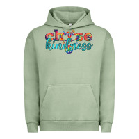 Pigment Oil Green Lgbtq Choose Kindness With Heart And Peace Urban Hoodie - BundleAndBundleShop