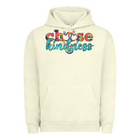 Pigment Pistachio Lgbtq Choose Kindness With Heart And Peace Urban Hoodie - BundleAndBundleShop
