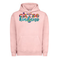 Pigment Salmon Lgbtq Choose Kindness With Heart And Peace Urban Hoodie - BundleAndBundleShop