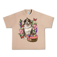 Burro Easter Aussie Australian Shepherd Urban Heavy Tee - RanaPortraitStore