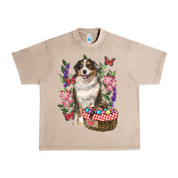 French Oak Easter Aussie Australian Shepherd Urban Heavy Tee - RanaPortraitStore