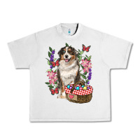 Lunar Rock Easter Aussie Australian Shepherd Urban Heavy Tee - RanaPortraitStore