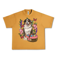 Peanut Butter Easter Aussie Australian Shepherd Urban Heavy Tee - RanaPortraitStore