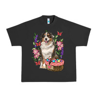 Pigment Black Easter Aussie Australian Shepherd Urban Heavy Tee - RanaPortraitStore