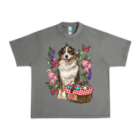 Tornado Easter Aussie Australian Shepherd Urban Heavy Tee - RanaPortraitStore