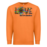 Carrot love sunflower autism awareness Premium Sweatshirt - BarkalooDesign