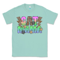 Seafoam cat mama Classic Tee - CowhideDigitalArt