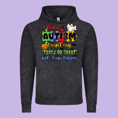 I Have Autism I Can't Say Trick Or Treat Vintage Hoodie Designed By Jahusdesignshop