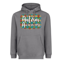 Storm autism awareness puzzle background Heavyweight Hoodie - Artiststas