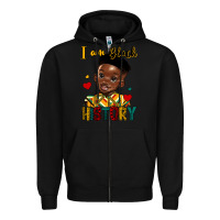 Black i am black history black boy Zipper Hoodie - HRA Design Shop