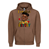 Chestnut i am black history black boy Zipper Hoodie - HRA Design Shop