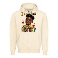 I Am Black History Black Boy Zipper Hoodie | Teevron