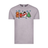Vintage Zinc christmas gingerbread cookies Vintage Tee - Zillion Design Studio