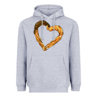 Heather Grey churros Heavyweight Hoodie - AdoDesignShop