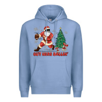 Colony Blue out here ballin' Premium Hoodie - MaliasSmallBusiness