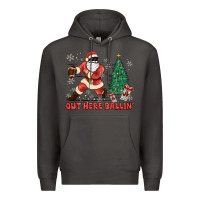 Smoke out here ballin' Premium Hoodie - MaliasSmallBusiness