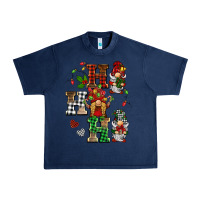 Navy christmas ho ho ho gnomes Urban Heavy Tee - BarkalooDesign