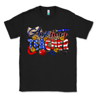 Black American Teacher Classic Tee - Neo Western