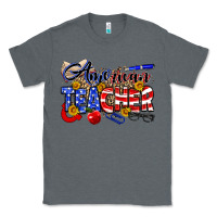 Charcoal Heather American Teacher Classic Tee - Neo Western