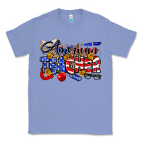Colony Blue American Teacher Classic Tee - Neo Western