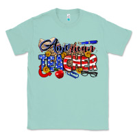 Seafoam American Teacher Classic Tee - Neo Western