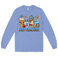 Colony Blue art teacher coffee cups Long Sleeve Tee - Zillion Design Studio