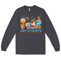 Smoke art teacher coffee cups Long Sleeve Tee - Zillion Design Studio