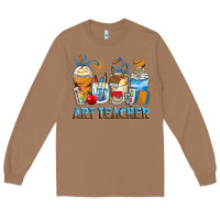 Toasted Coconut art teacher coffee cups Long Sleeve Tee - Zillion Design Studio