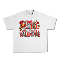 Lunar Rock just a girl who loves valentine Urban Heavy Tee - texasbilliewilder