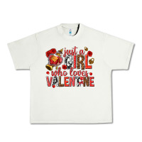 Pistachio just a girl who loves valentine Urban Heavy Tee - texasbilliewilder