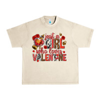Sandshell just a girl who loves valentine Urban Heavy Tee - texasbilliewilder