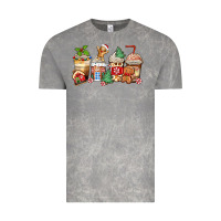 Cloud Rock christmas gingerbread coffee cups Vintage Tee - Zillion Design Studio