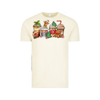 Vintage Arctic christmas gingerbread coffee cups Vintage Tee - Zillion Design Studio