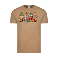 Vintage Coffee christmas gingerbread coffee cups Vintage Tee - Zillion Design Studio