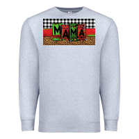 Heather Grey mama Christmas Premium Sweatshirt - Jasminsmagicworld