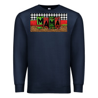 Navy mama Christmas Premium Sweatshirt - Jasminsmagicworld