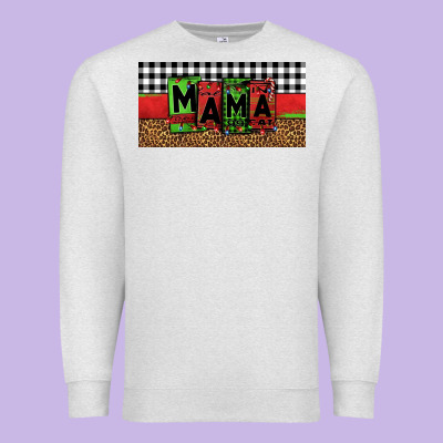 Mama Christmas Premium Sweatshirt Designed By Jasminsmagicworld