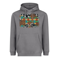 Storm autism awareness leopard cowhide background Heavyweight Hoodie - Artiststas