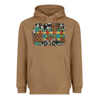 Toasted Coconut autism awareness leopard cowhide background Heavyweight Hoodie - Artiststas
