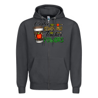 Smoke coffee gives me teacher powers Zipper Hoodie - CowhideDigitalArt