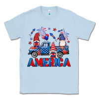 Dusty Blue American truck gnomes Classic Tee - Neo Western