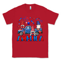 Red American truck gnomes Classic Tee - Neo Western