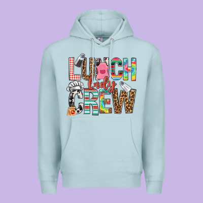 Lunch Lady Crew Premium Hoodie Designed By Nancycooperartshop
