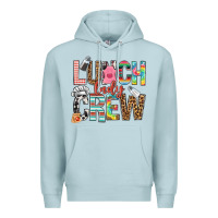 Blue Mist lunch lady crew Premium Hoodie - NancyCooperArtShop