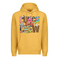 Mustard lunch lady crew Premium Hoodie - NancyCooperArtShop