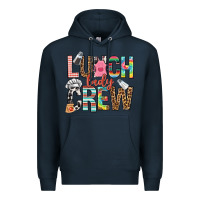 Navy lunch lady crew Premium Hoodie - NancyCooperArtShop